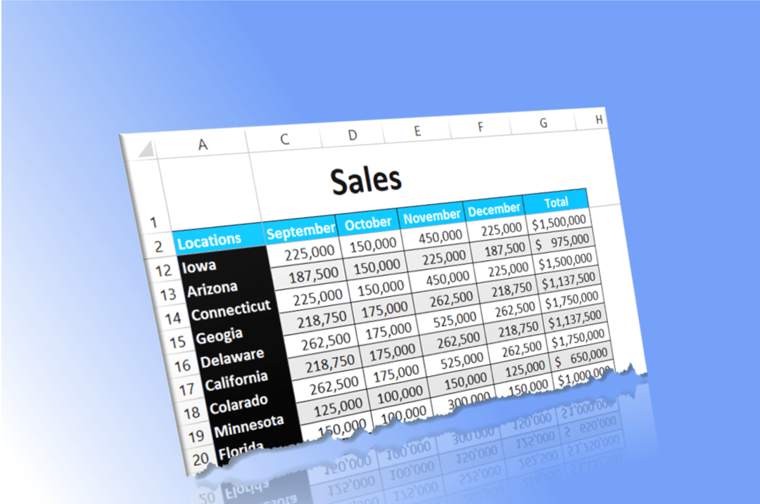 Use Freeze Panes to Keep Row and Column Headings Visible in Excel