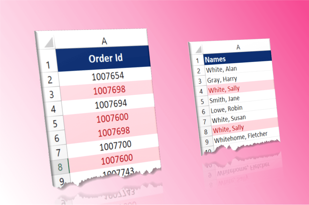 Highlight Duplicates in Microsoft Excel